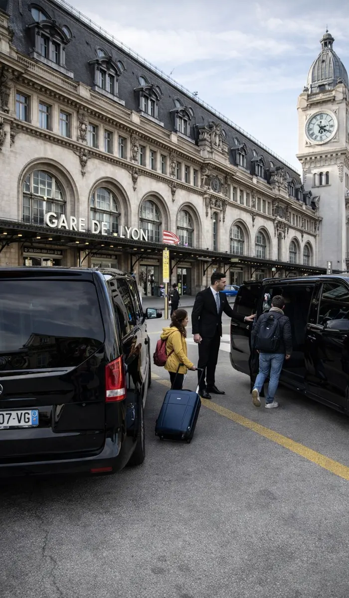 Transfert groupe depuis gares de Paris Service limousine France
