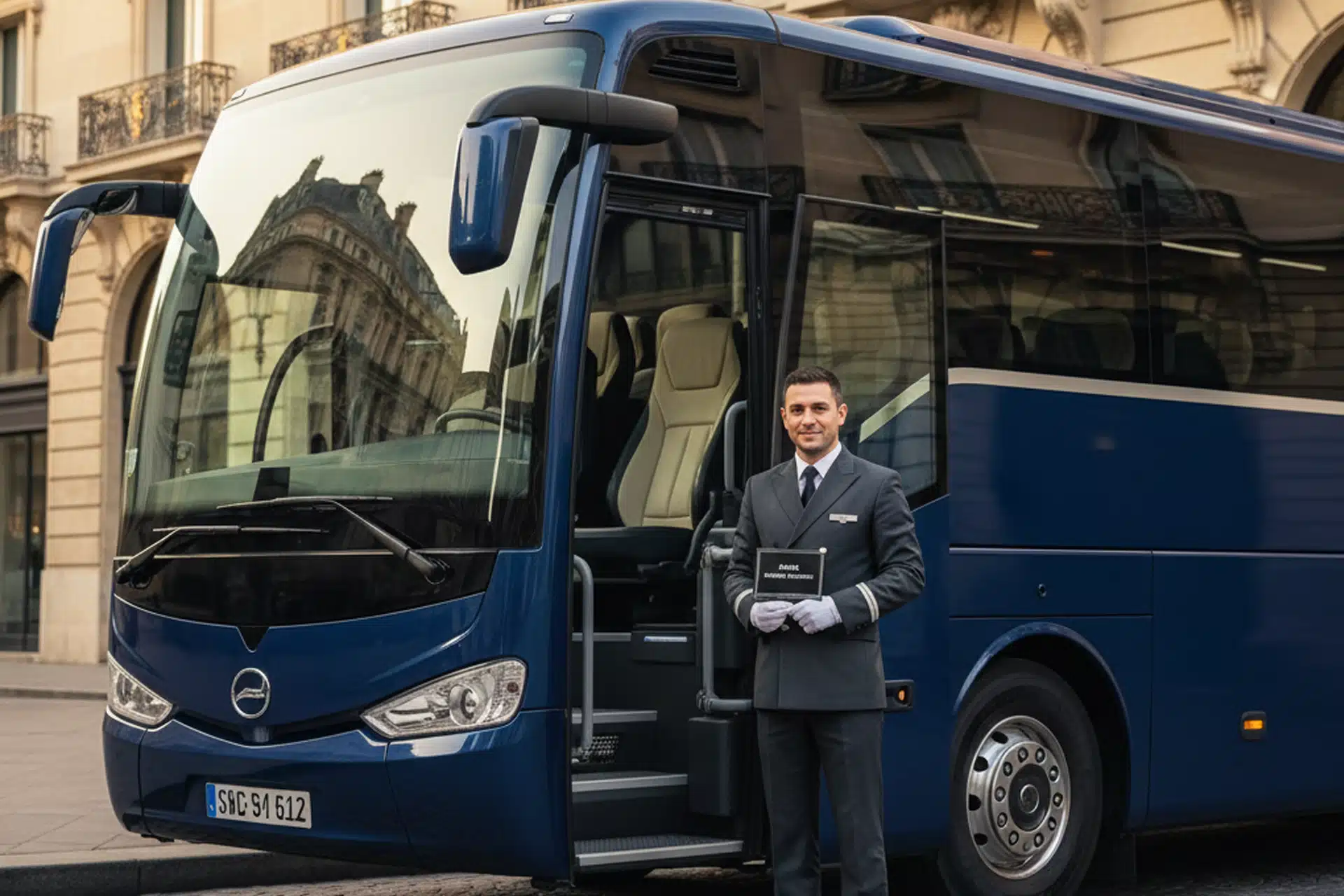 transfert bus 30 places aéroport gare paris