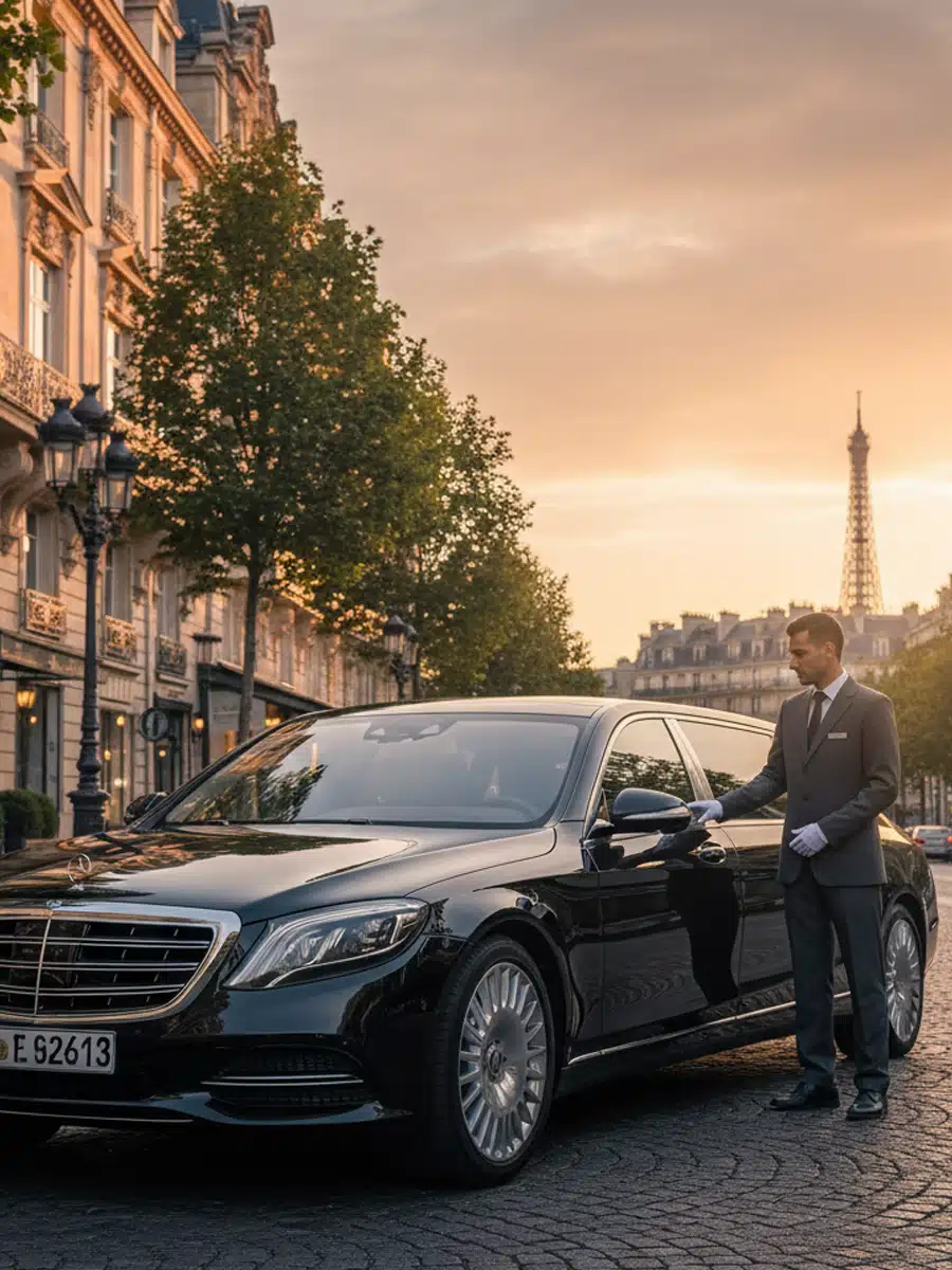 limousine avec chauffeur privé paris