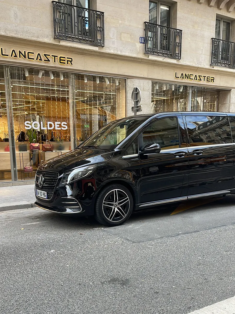 van vip avec chauffeur privé paris